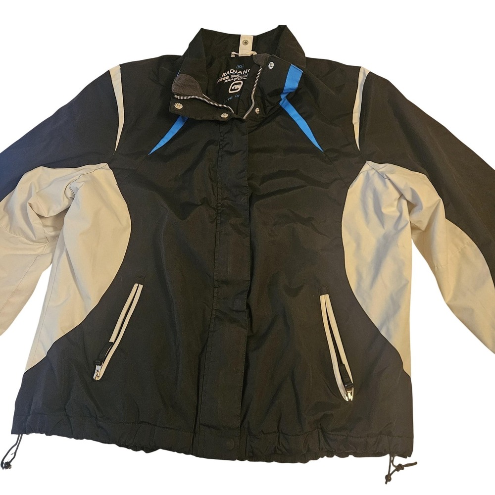 Free Country‎ Radiance Jacket Mens XL Full Zip Windbreaker Outdoor Lightweight